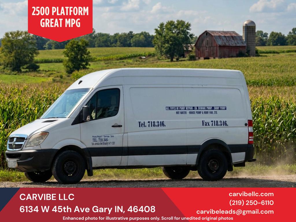 White 2008 Dodge Sprinter Cargo Van 5-Speed Automatic