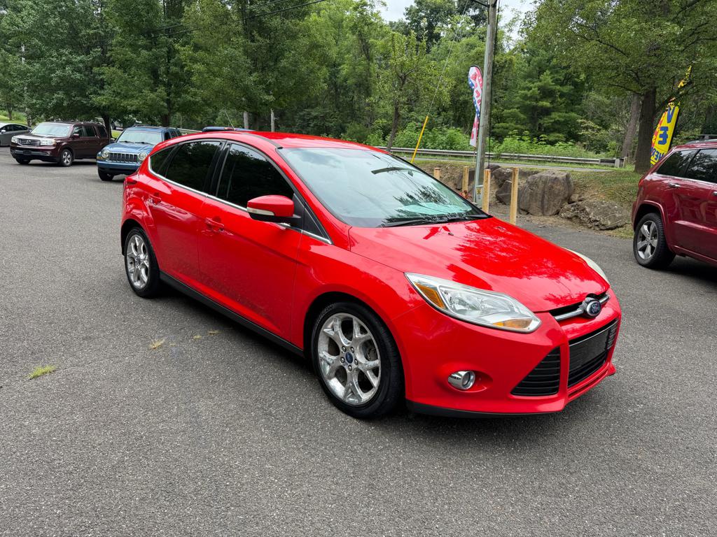 Red 2012 Ford Focus Hatchback Front-Wheel Drive 6-Speed Automatic