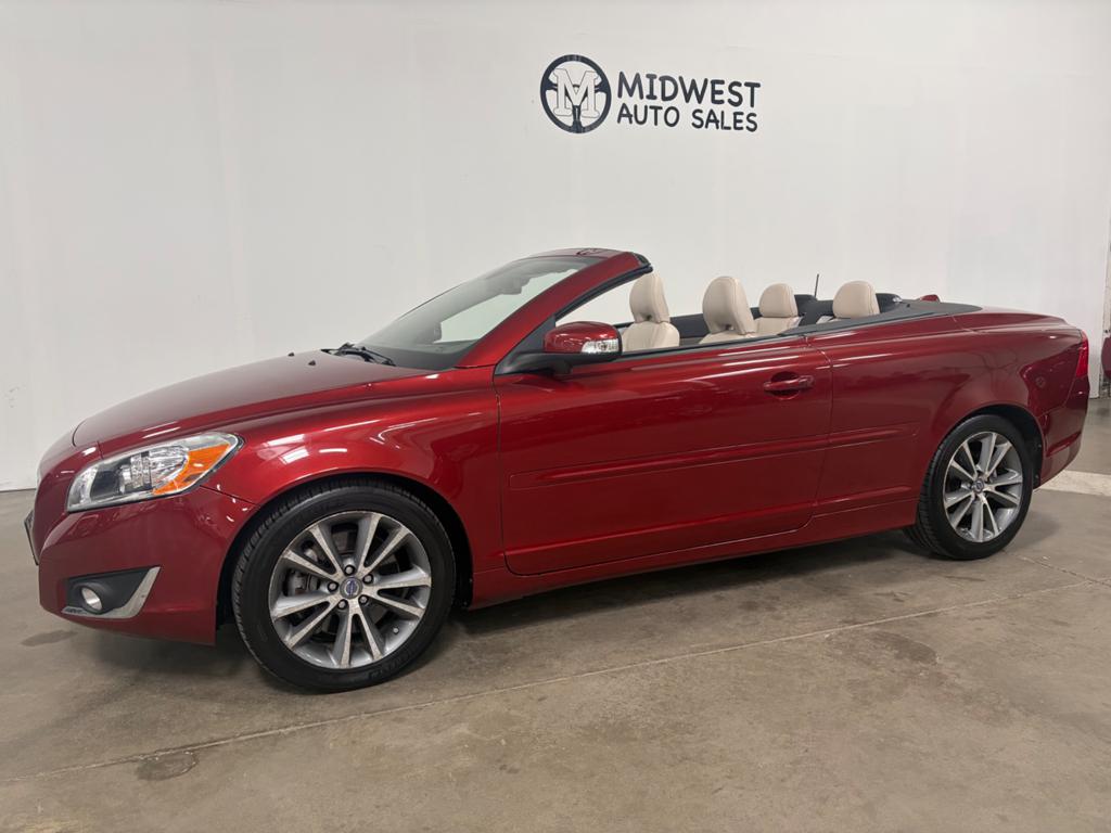 Red 2013 Volvo C70 Convertible Front-Wheel Drive 6-Speed Automatic Overdrive