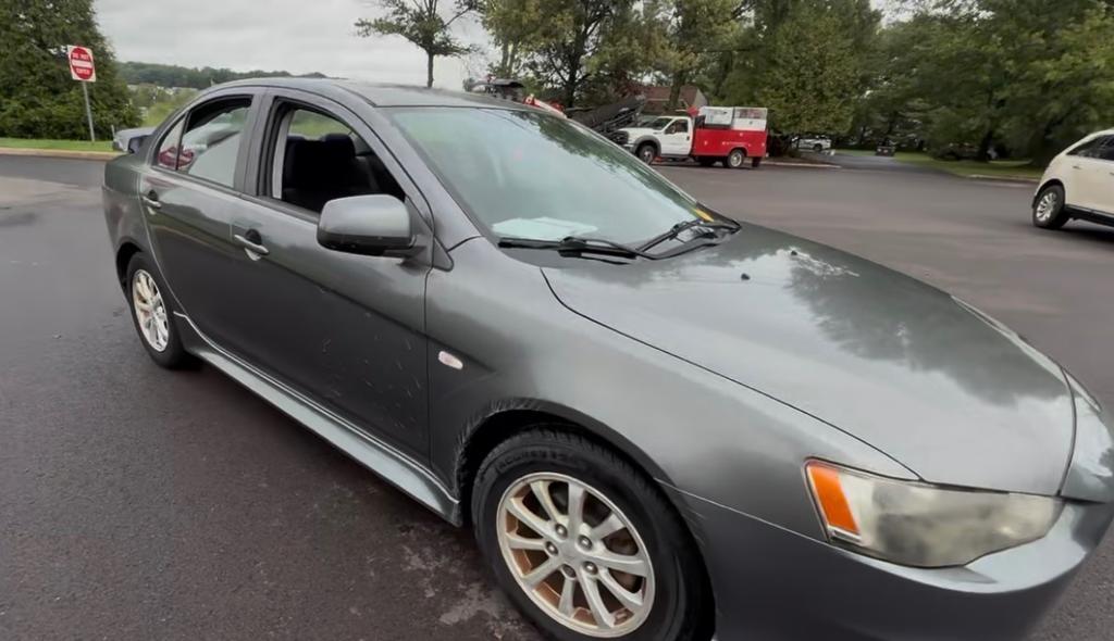 Black (Charcoal) 2011 Mitsubishi Lancer Sedan Front-Wheel Drive Continuously Variable Transmission