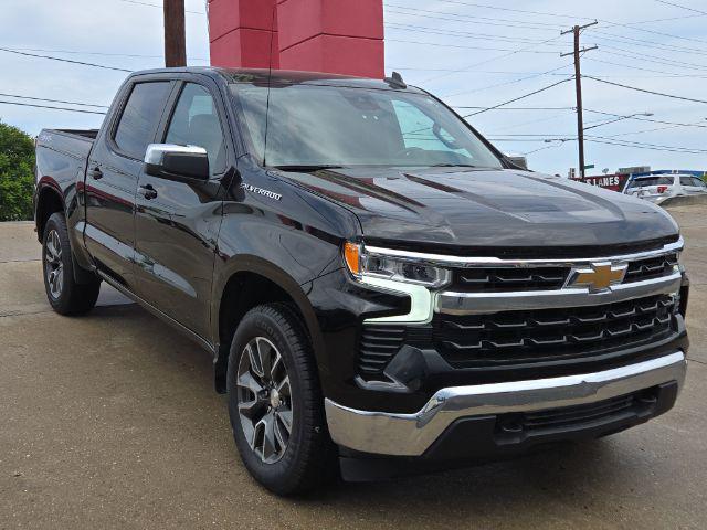 Black 2024 Chevrolet Silverado 1500 Pickup Truck Four-Wheel Drive Automatic