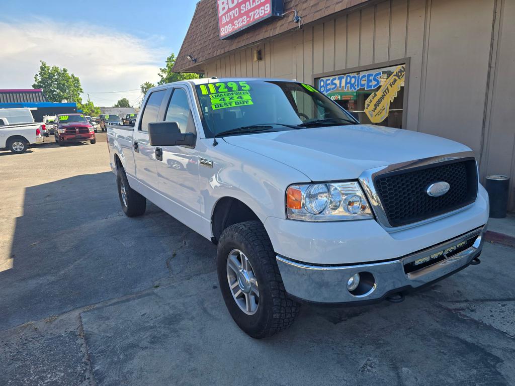 White 2008 Ford F-150 Pickup Truck Four-Wheel Drive 4-Speed Automatic