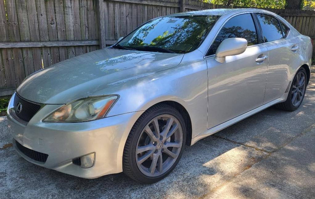2008 Lexus IS 250 RWD Sedan Rear-Wheel Drive 6-Speed Automatic