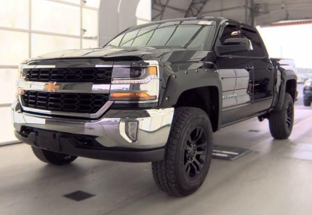 Black 2018 Chevrolet Silverado 1500 Pickup Truck Four-Wheel Drive Automatic