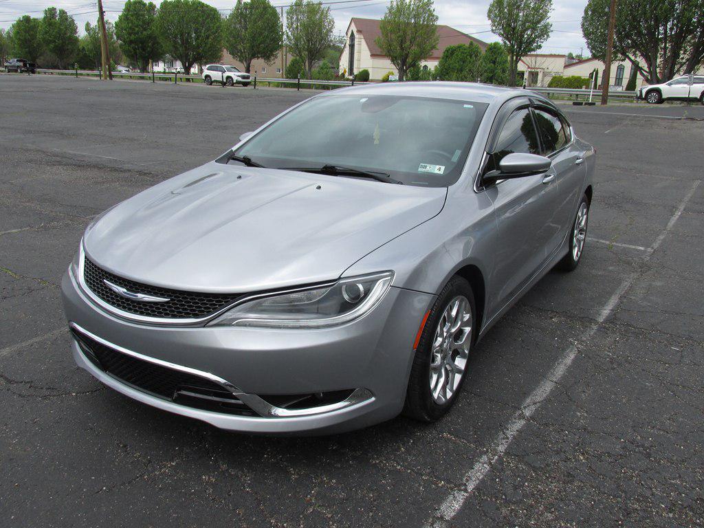 Gray 2015 Chrysler 200 C Sedan AWD Sedan All-Wheel Drive Automatic