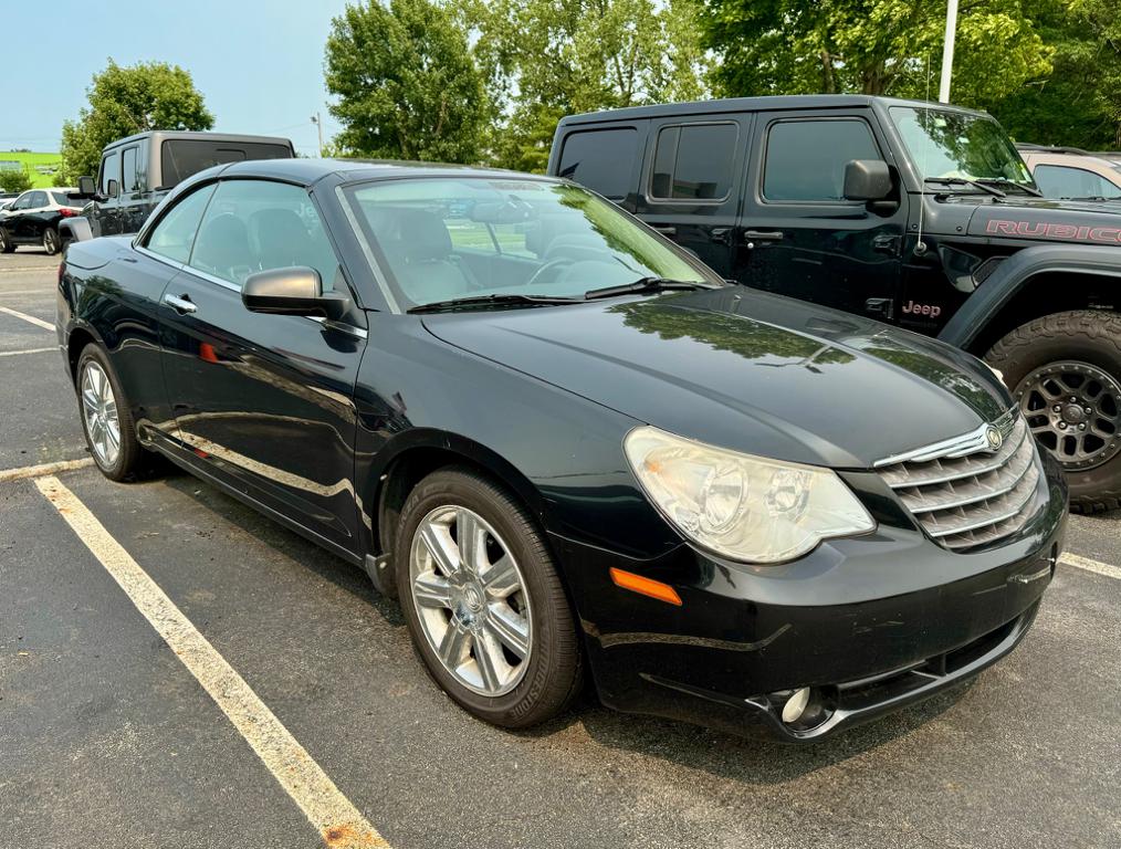 Black 2010 Chrysler Sebring Convertible Front-Wheel Drive 6-Speed Automatic