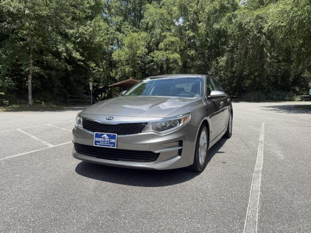 Gray 2017 Kia Optima LX Sedan Front-Wheel Drive 6-Speed Automatic