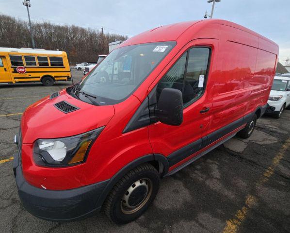 Red 2018 Ford Transit Cargo Van Rear-Wheel Drive 6-Speed Automatic Overdrive