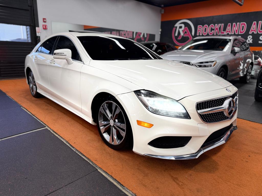 White 2016 Mercedes-Benz CLS Sedan Rear-Wheel Drive 7-Speed Automatic