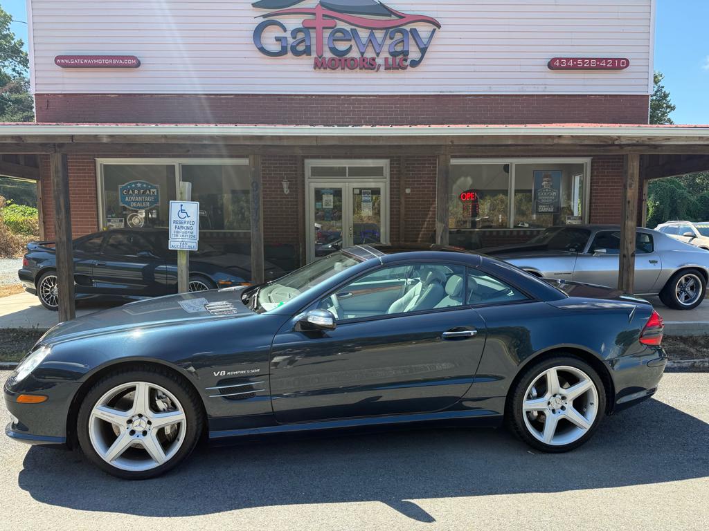 Blue 2007 Mercedes-Benz SL-Class Convertible Rear-Wheel Drive 5-Speed Automatic