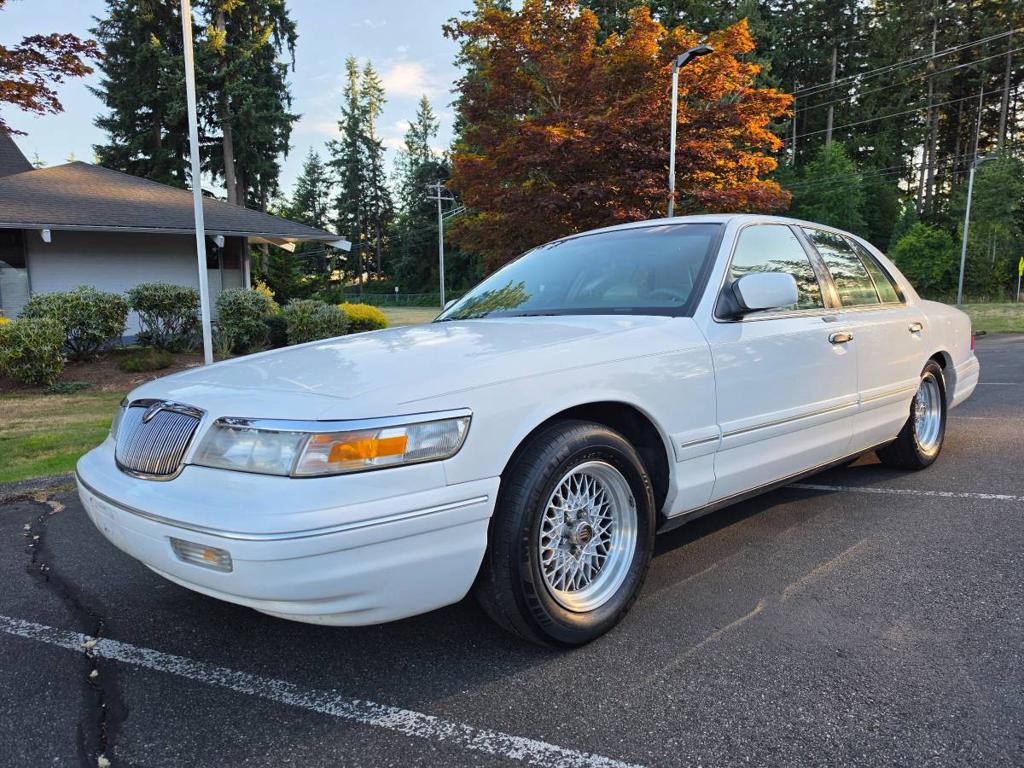 White 1997 Mercury Grand Marquis Sedan Rear-Wheel Drive 4-Speed Automatic