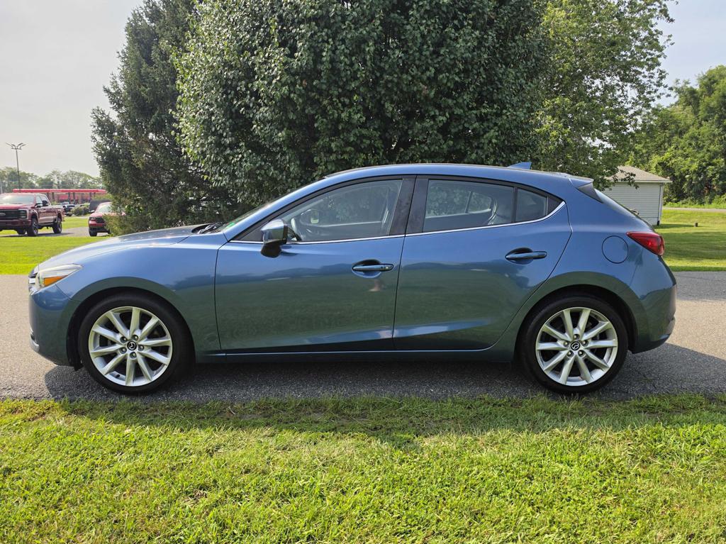 Blue 2017 Mazda MAZDA3 Hatchback Front-Wheel Drive 6-Speed Manual