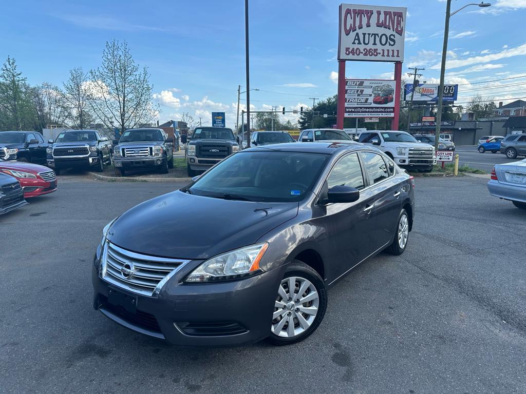 Gray 2015 Nissan Sentra SV Sedan Front-Wheel Drive 6-Speed Manual