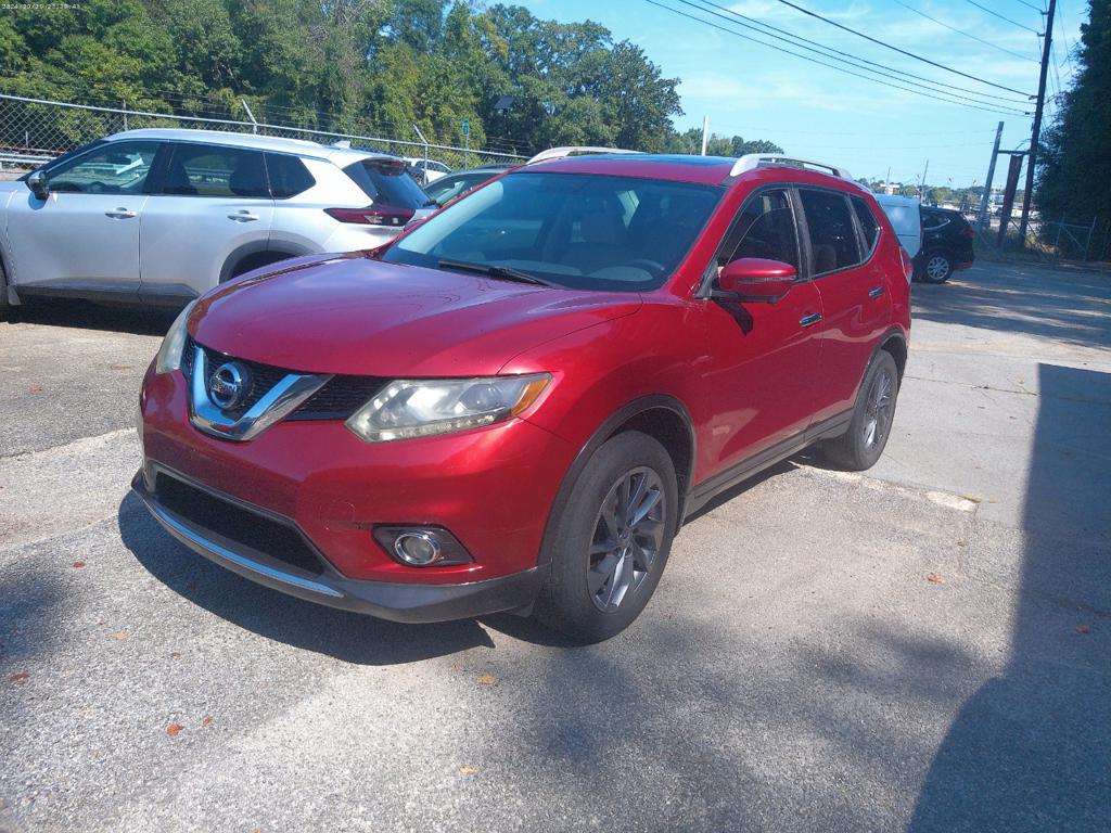 Red 2016 Nissan Rogue SUV / Crossover All-Wheel Drive Continuously Variable Transmission