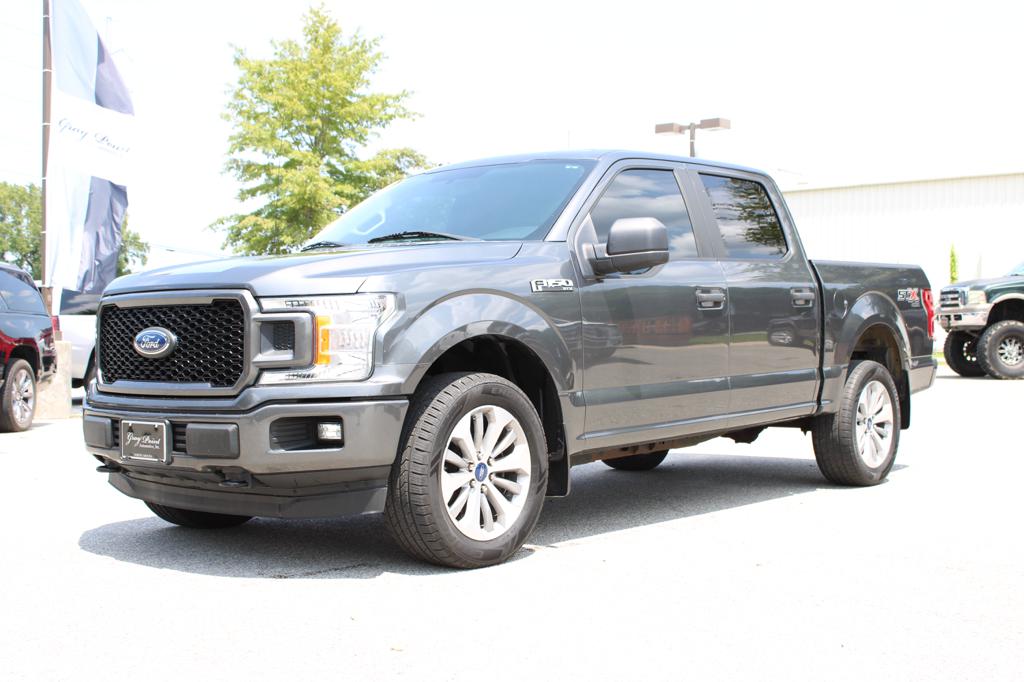 Gray 2018 Ford F-150 Pickup Truck Four-Wheel Drive 6-Speed Automatic