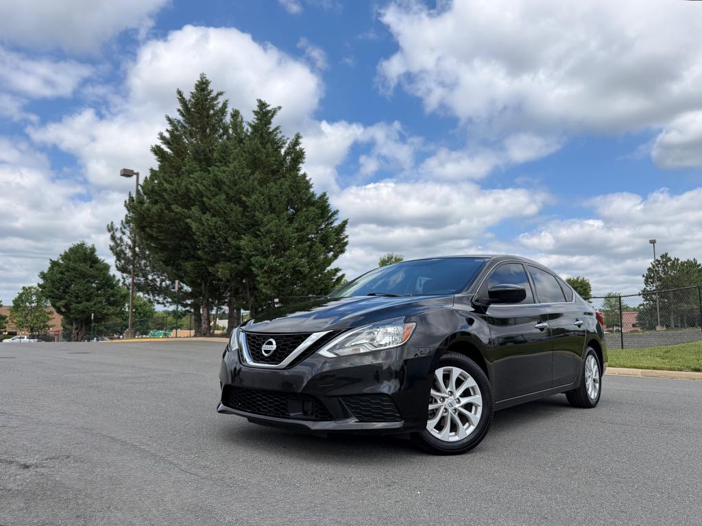 Black 2018 Nissan Sentra S FWD Sedan Front-Wheel Drive Automatic