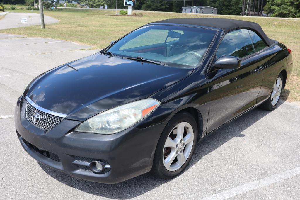 Black 2008 Toyota Camry Solara Coupe Front-Wheel Drive 5-Speed Automatic