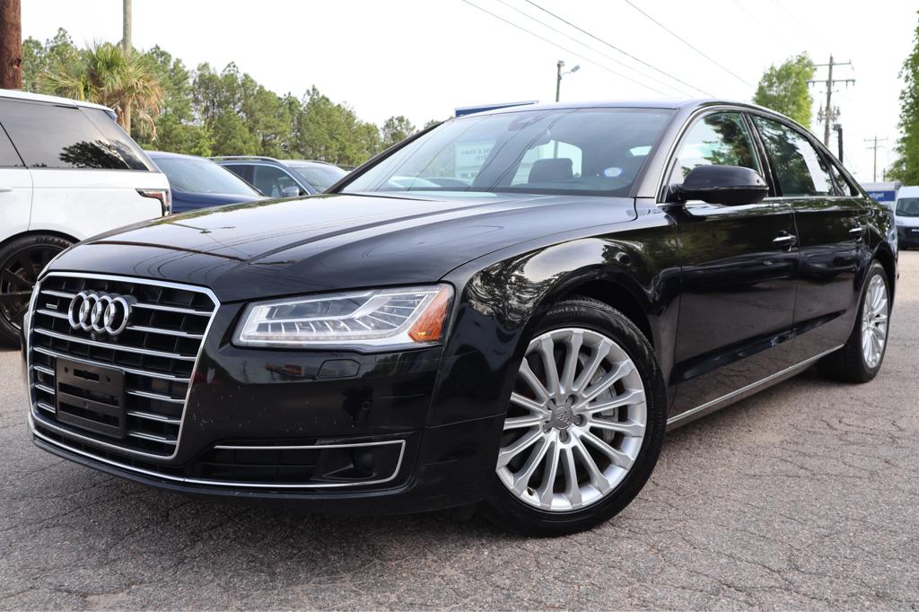 Black 2015 Audi A8 3.0T quattro LWB AWD Sedan All-Wheel Drive 8-Speed Automatic