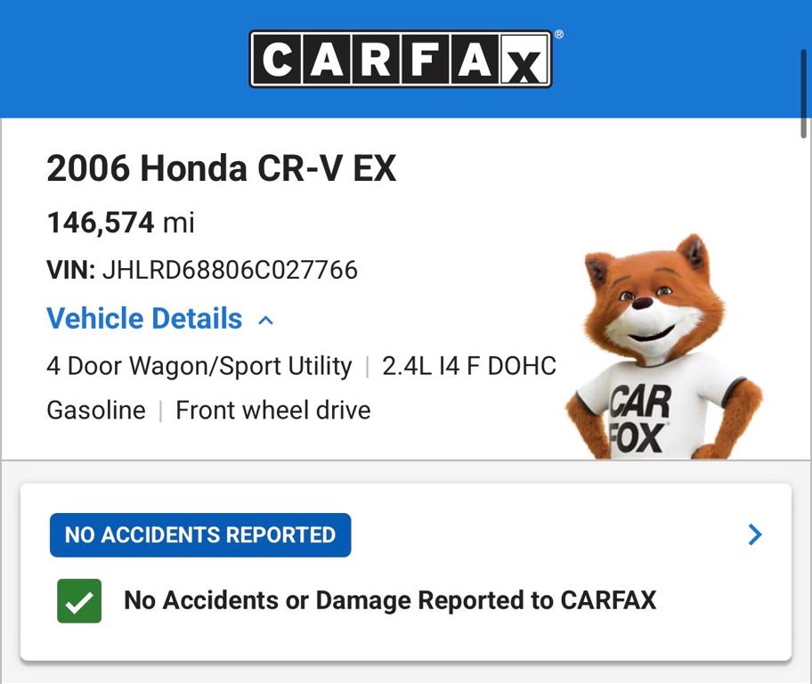 Red 2006 Honda CR-V SUV / Crossover Front-Wheel Drive 5-Speed Automatic