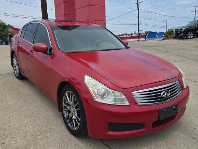 Red 2007 INFINITI G35 Sedan Rear-Wheel Drive Automatic