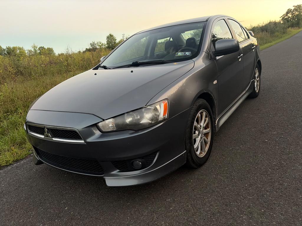 Black (Charcoal) 2011 Mitsubishi Lancer Sedan Front-Wheel Drive Continuously Variable Transmission