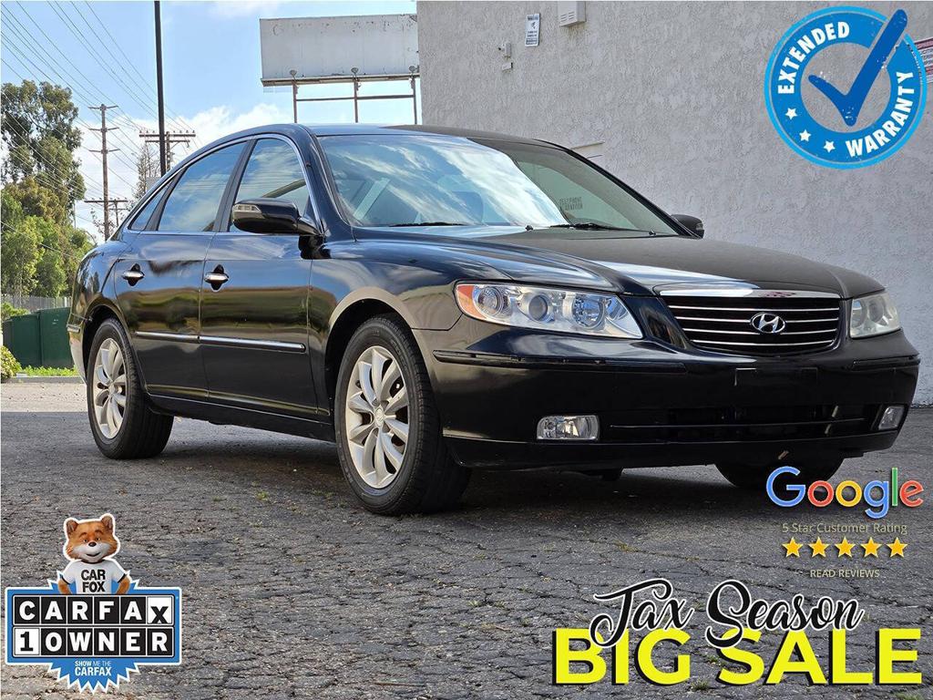Ebony Black 2007 Hyundai Azera Limited FWD Sedan Front-Wheel Drive