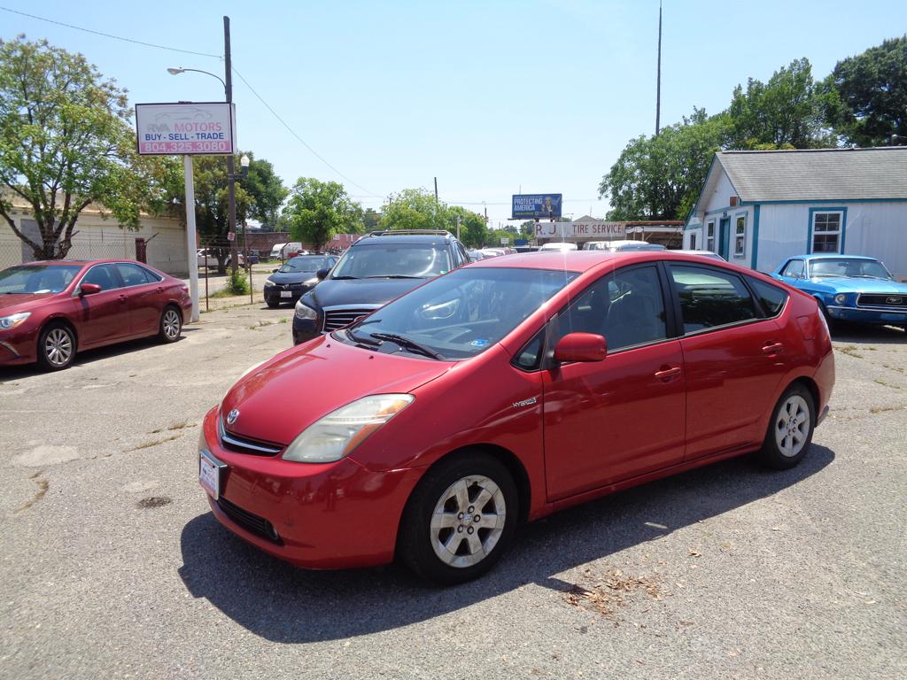 Red 2007 Toyota Prius Hatchback Front-Wheel Drive Continuously Variable Transmission