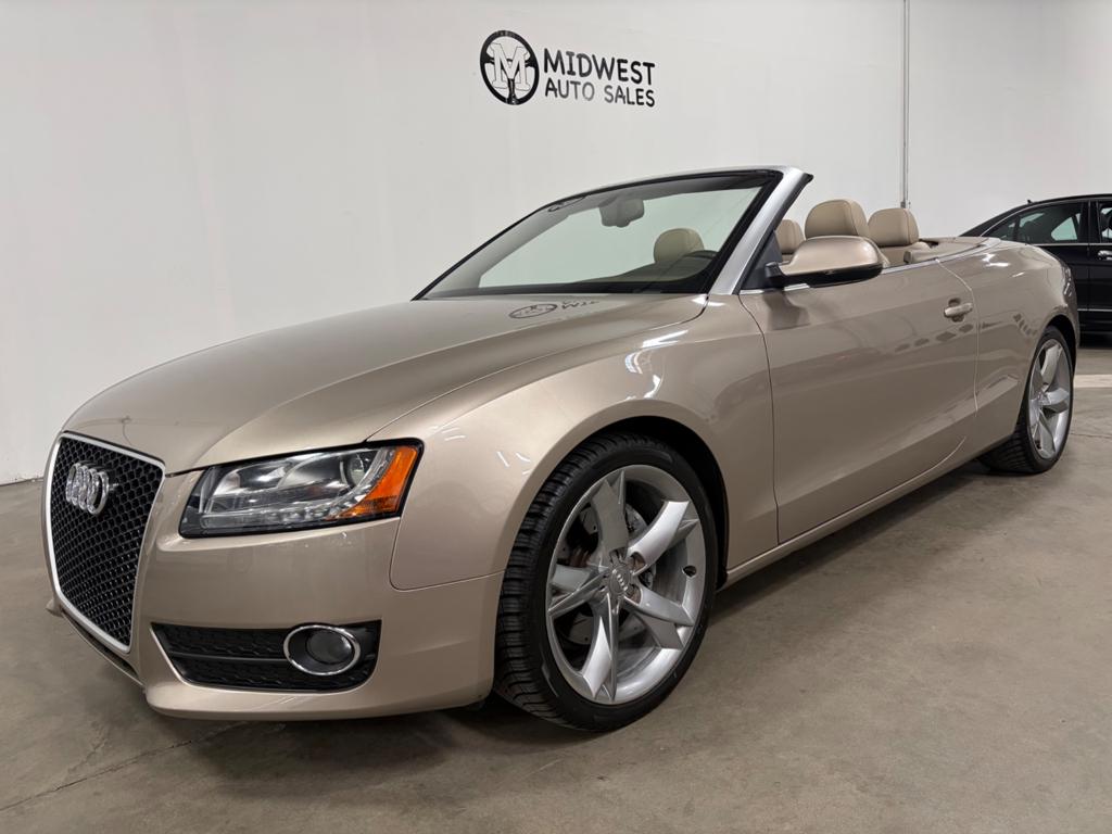 Brown (Beige) 2011 Audi A5 Convertible All-Wheel Drive 6-Speed Automatic