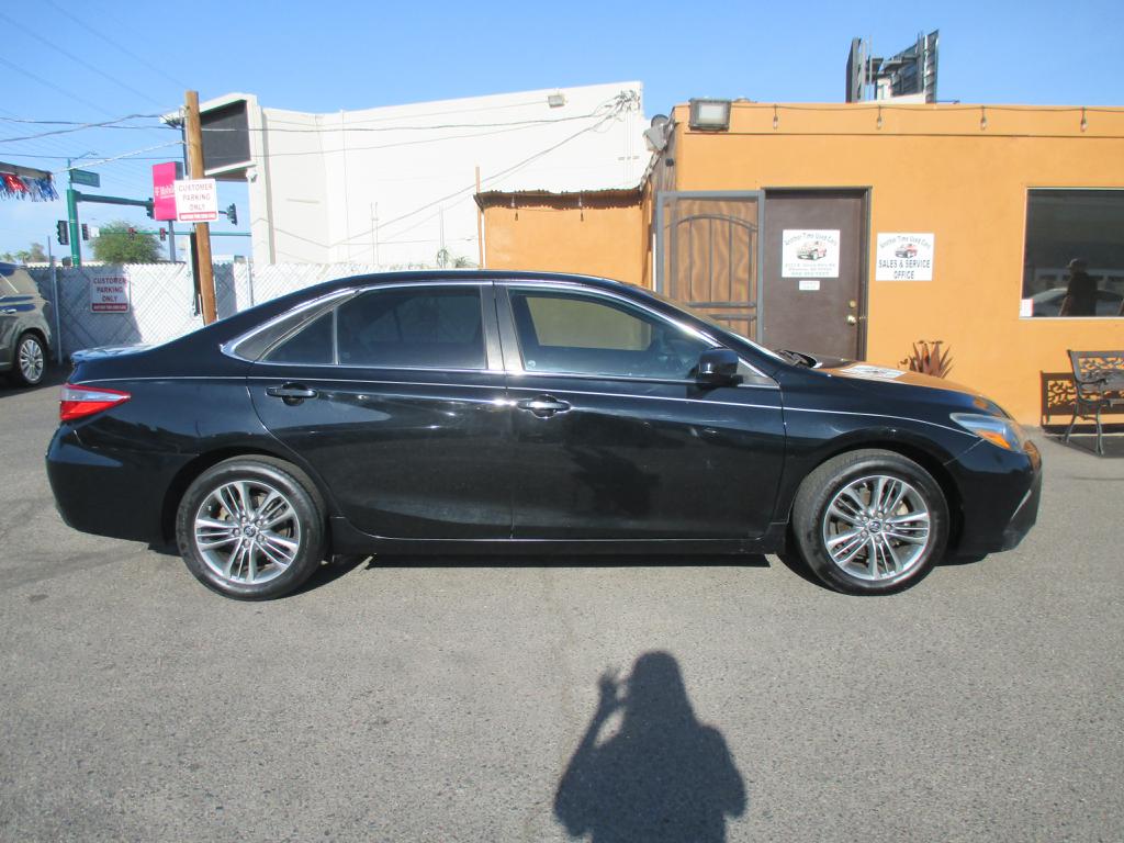 Black 2015 Toyota Camry Sedan Front-Wheel Drive 6-Speed Automatic