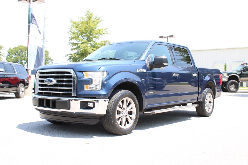 Blue 2016 Ford F-150 Pickup Truck 4X2 6-Speed Automatic