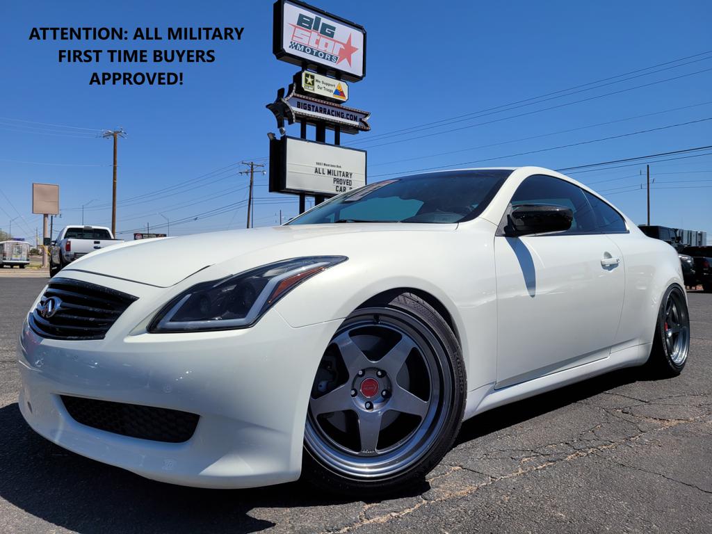 White 2009 INFINITI G37 Coupe Rear-Wheel Drive Automatic