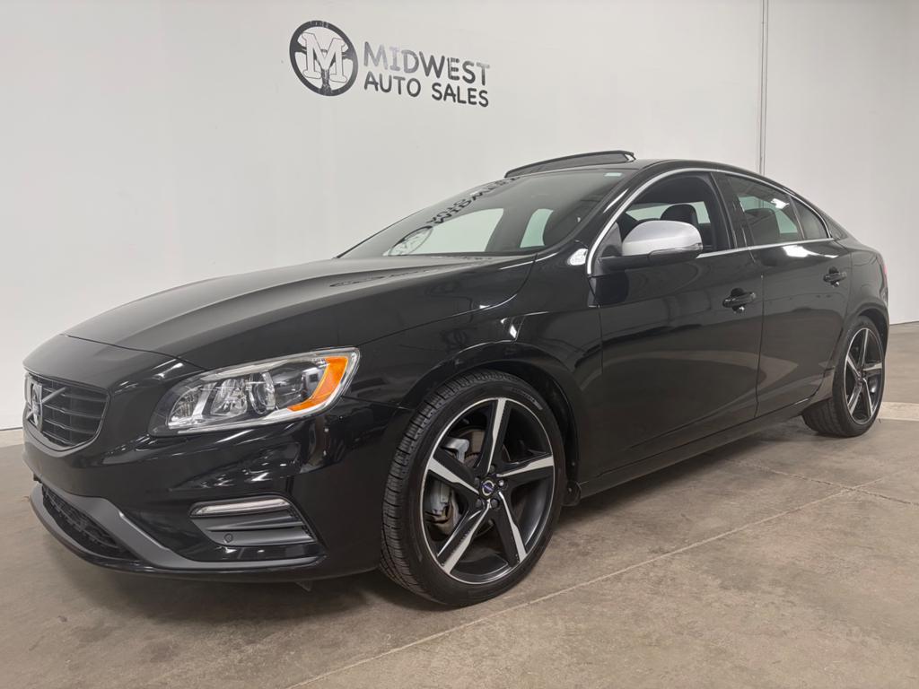 Black 2017 Volvo S60 T6 R-Design Platinum AWD Sedan All-Wheel Drive 8-Speed Automatic