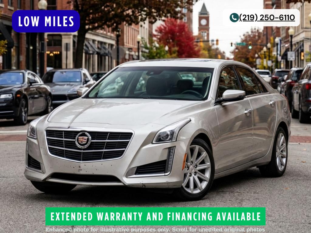 Gold 2014 Cadillac CTS 2.0T RWD Sedan Rear-Wheel Drive 6-Speed Automatic