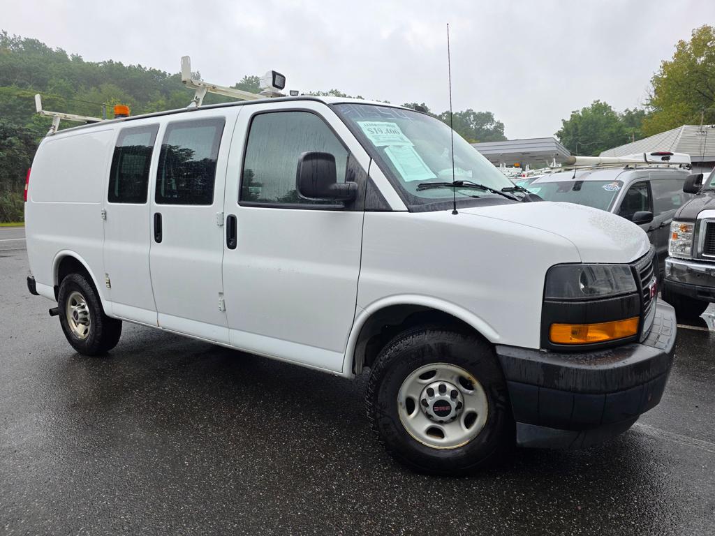 White 2018 GMC Savana Cargo Van Rear-Wheel Drive 6-Speed Automatic