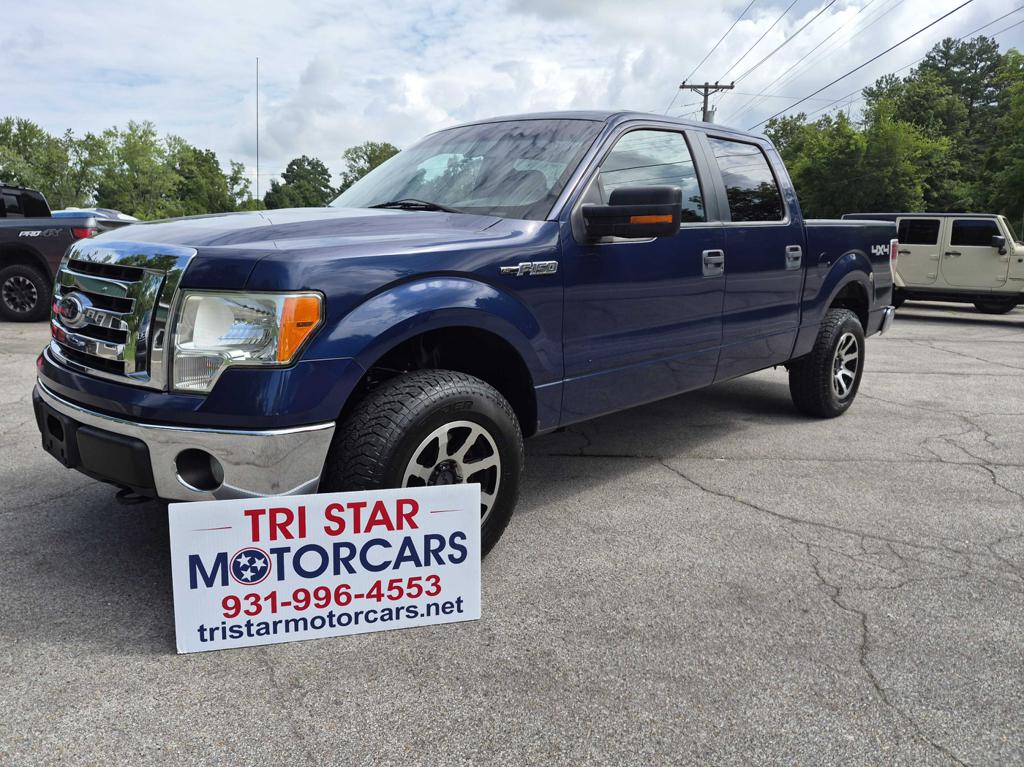 Blue 2012 Ford F-150 Pickup Truck Four-Wheel Drive 6-Speed Automatic