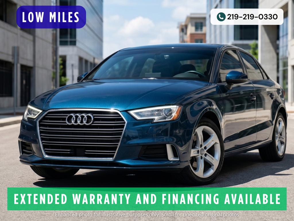 Blue 2017 Audi A3 2.0T Premium Sedan FWD Sedan Front-Wheel Drive 6-Speed Automatic