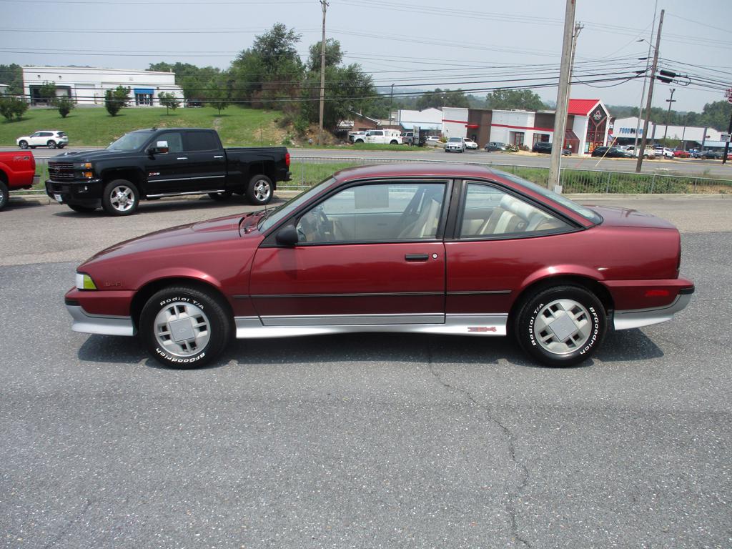 Red (Burgundy) 1990 Chevrolet Cavalier Coupe Front-Wheel Drive 3-Speed Automatic