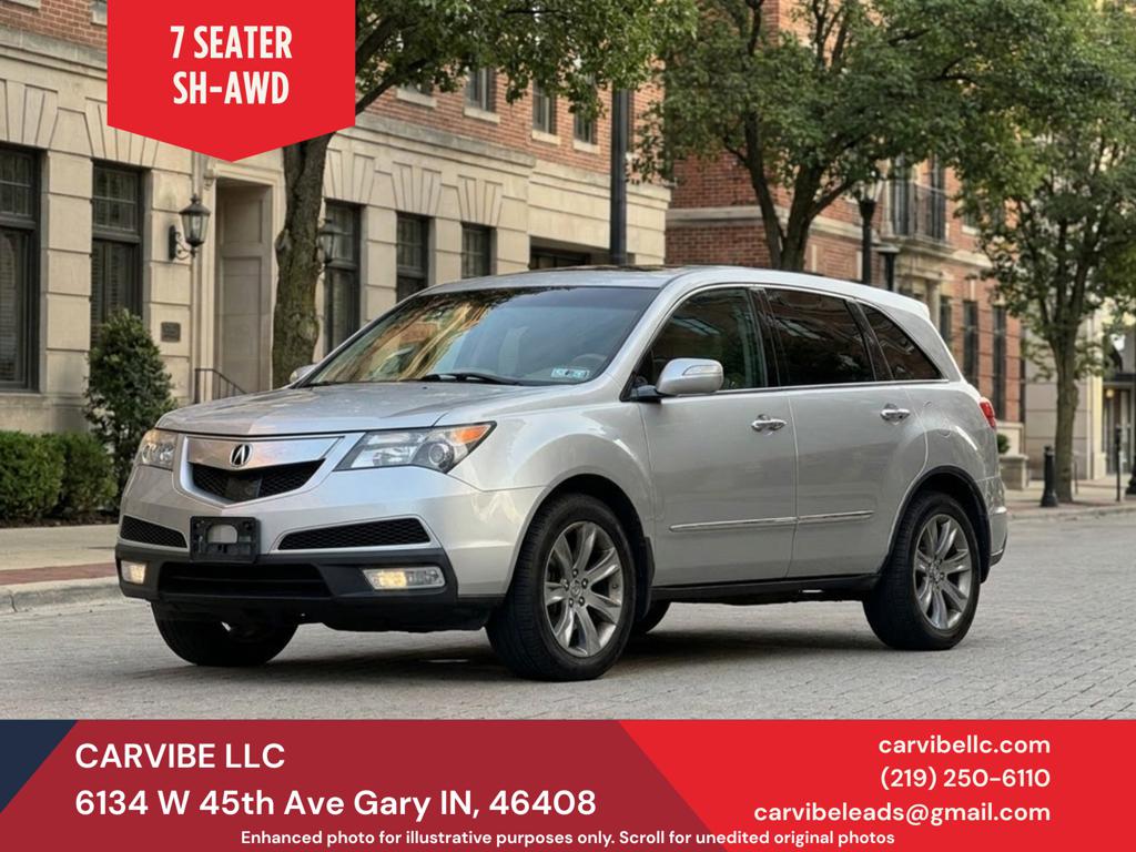 Silver 2012 Acura MDX SUV / Crossover All-Wheel Drive 6-Speed Automatic