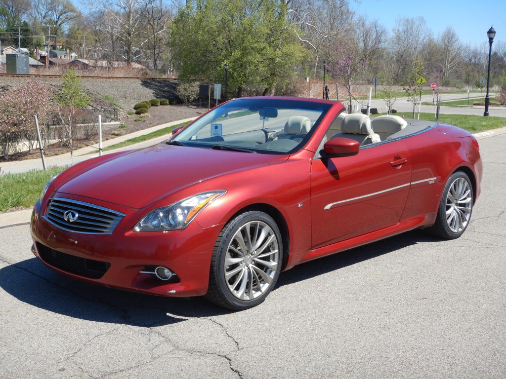 Red (Maroon) 2014 INFINITI Q60 Coupe 7-Speed Automatic