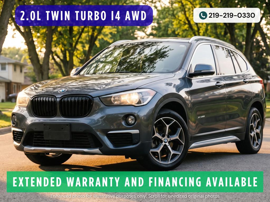 Gray 2017 BMW X1 SUV / Crossover All-Wheel Drive 8-Speed Automatic