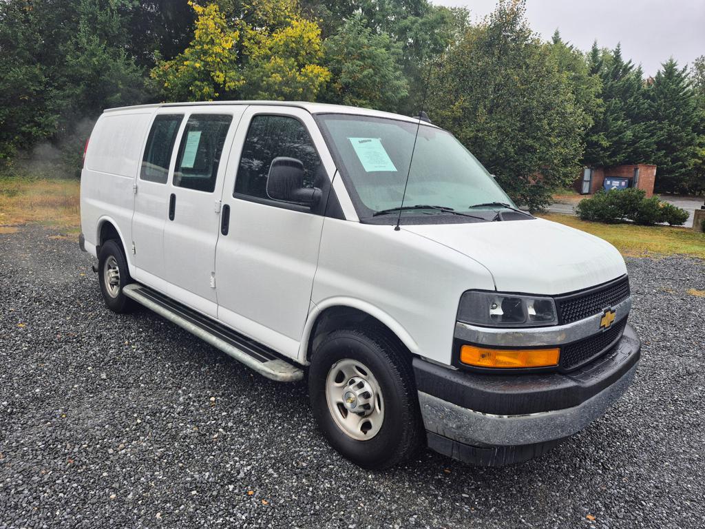 White 2023 Chevrolet Express Cargo Van Rear-Wheel Drive 6-Speed Automatic