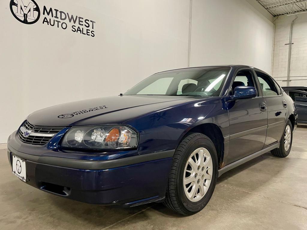 Blue 2001 Chevrolet Impala Sedan Front-Wheel Drive 4-Speed Automatic