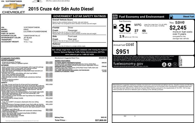 2015 Chevrolet Cruze Diesel