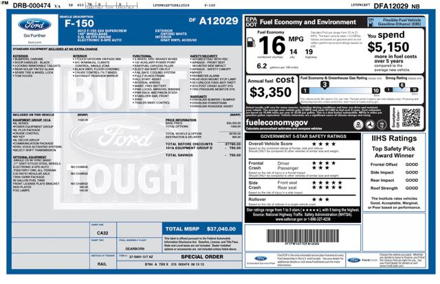 2013 Ford F-150 XL SuperCrew 5.5-ft. Bed 4WD