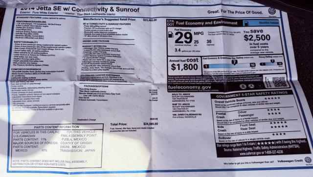 2014 Volkswagen Jetta SE w/connectivity