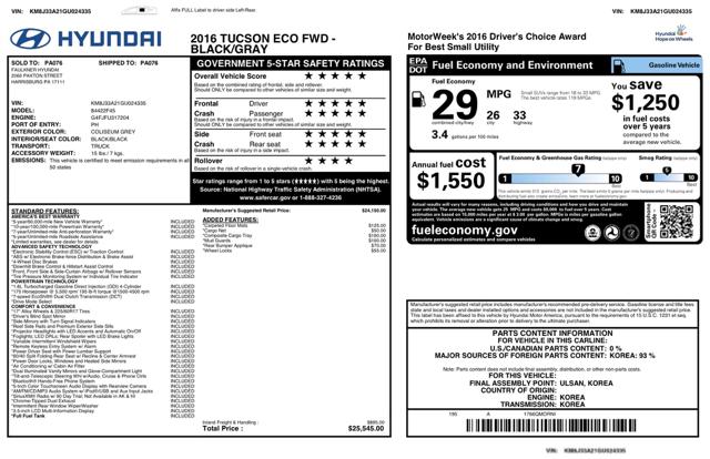 2016 Hyundai Tucson Eco