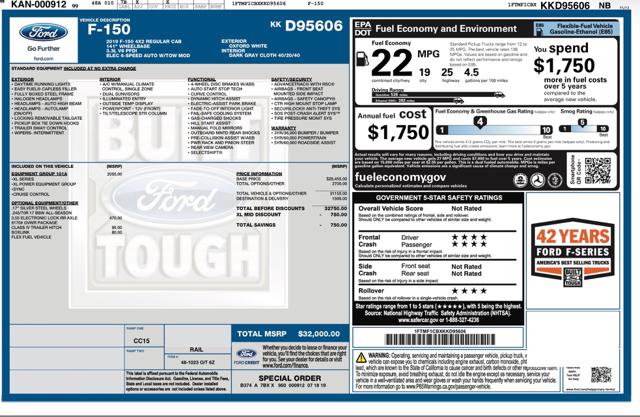 2019 Ford F-150 XL 8-ft. Bed 2WD