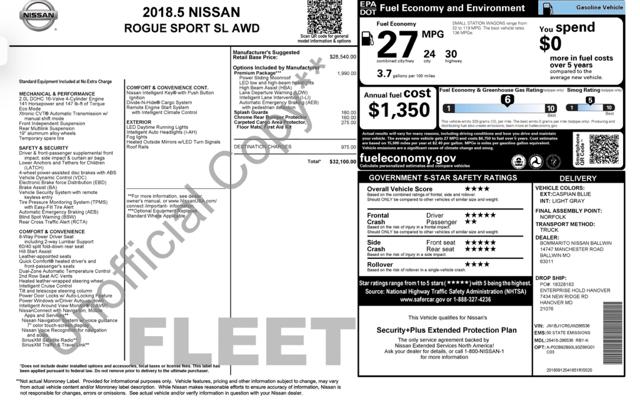 2018 Nissan Rogue Sport SL AWD