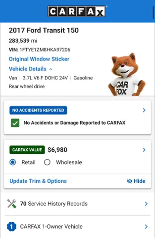 2017 Ford Transit Van Base