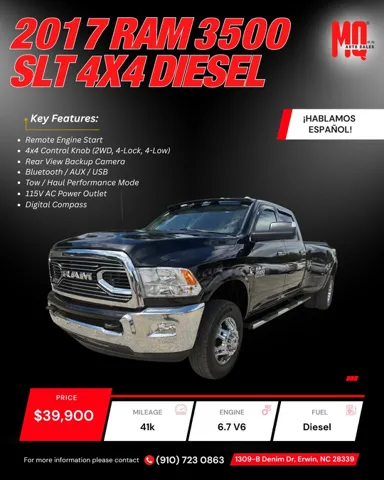 2017 RAM 3500 Pickup